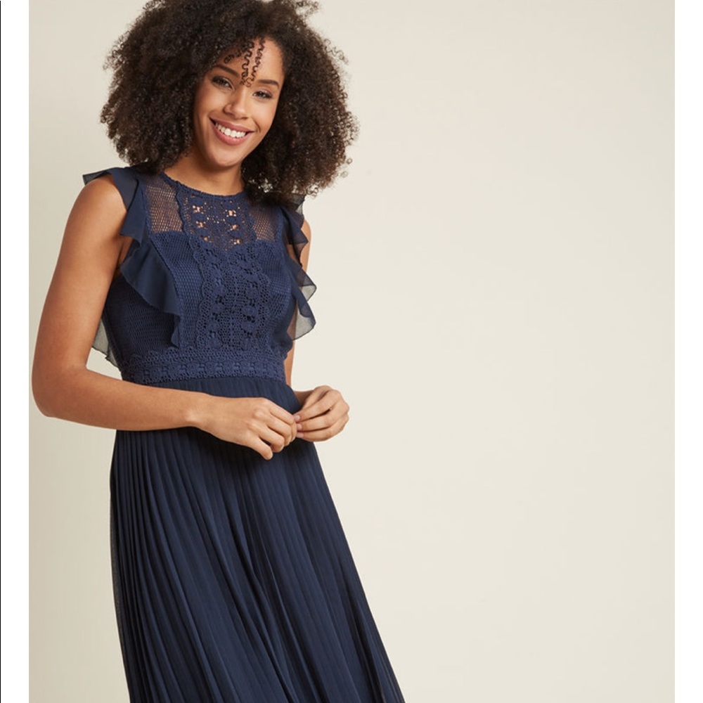 ModCloth Ruffled in Florence Midi Dress